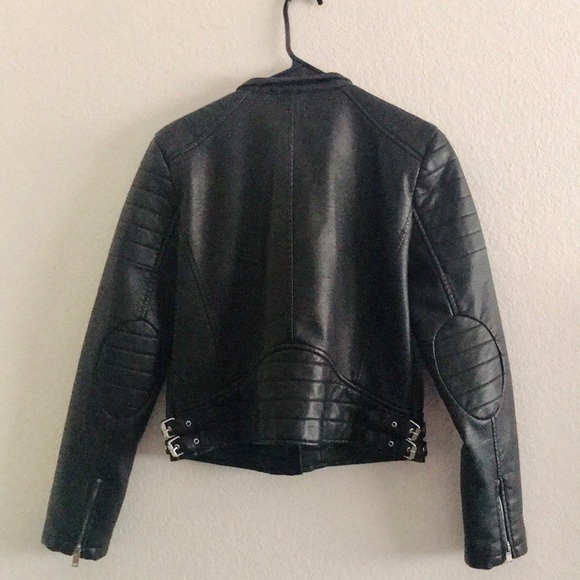 Leather Biker Jacket - Picture 2 of 6